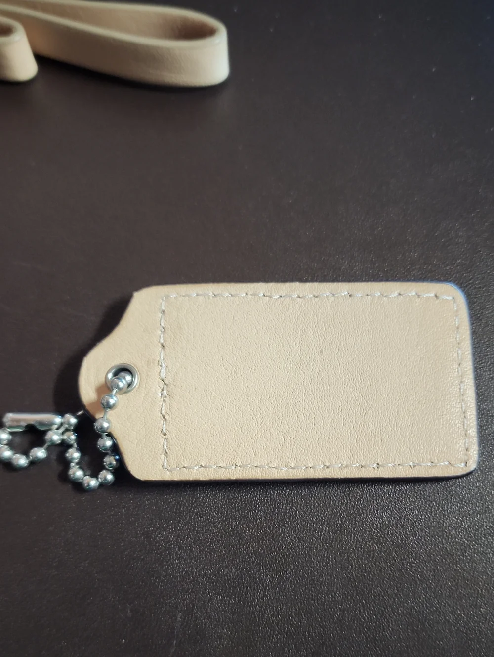 Coach Leather Hang Tag Set Of 3 Like New
